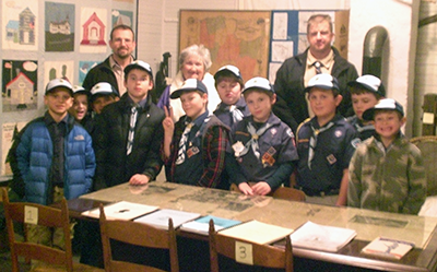 Thumbnail for the post titled: Cub Scout Pack 962 Visits Lovettsville Museum (2014)