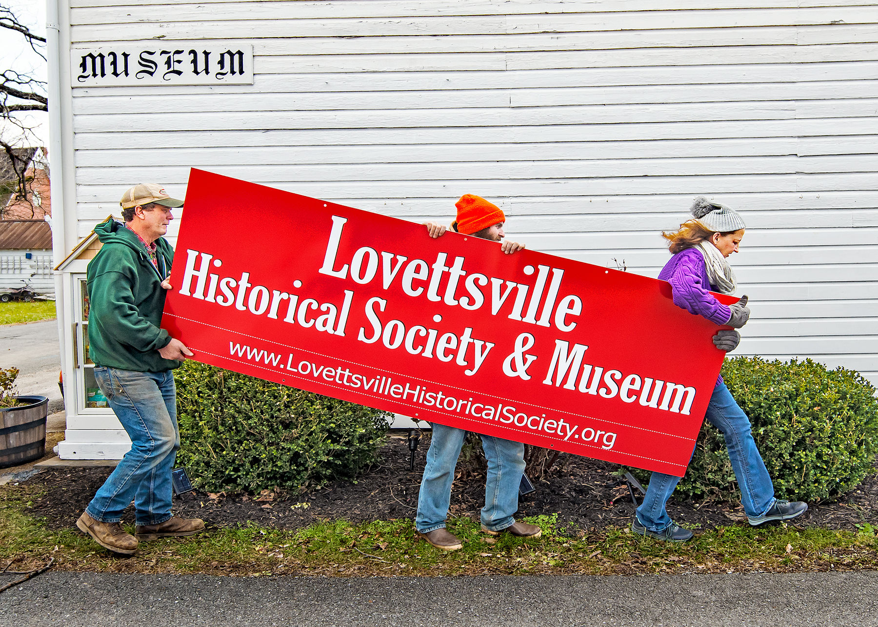 Thumbnail for the post titled: Purcellville Gazette: Lovettsville Museum Renovations Showcase New Interpretive Displays, New Sign Welcomes Visitors (11/30/2018)