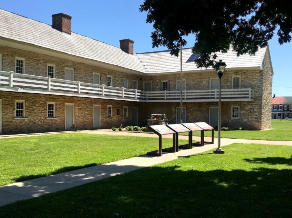The Hessian Barracks in Frederick, Maryland as they appear today.