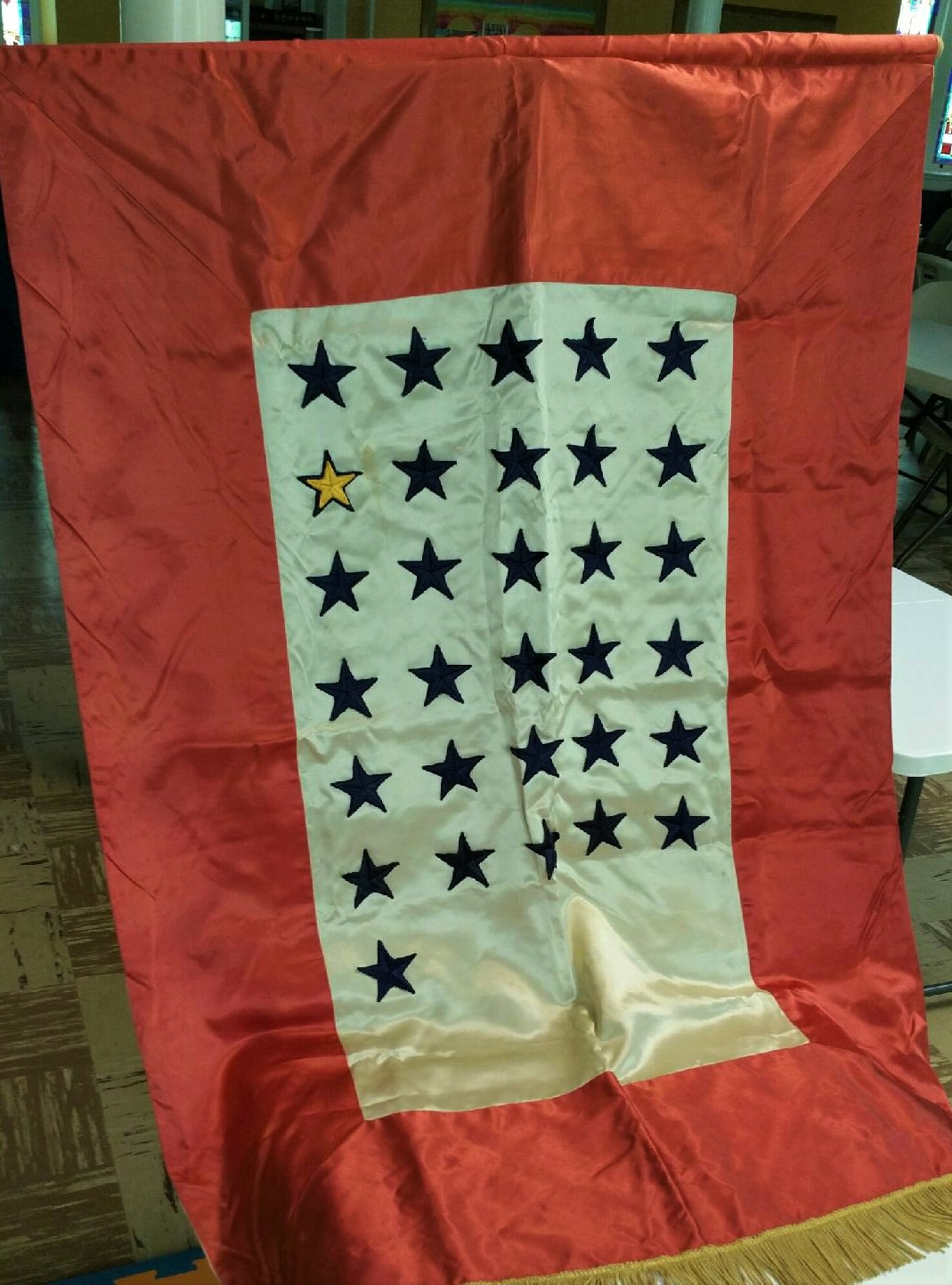 Thumbnail for the post titled: New Jerusalem’s Gold Star Flag