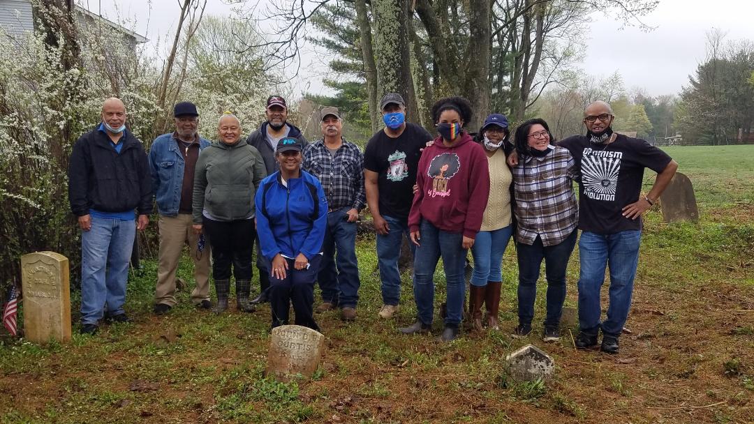 Thumbnail for the post titled: Family & Friends of Mount Sinai Cemetery conduct clearing and cleaning of abandoned burial ground at Little Britain