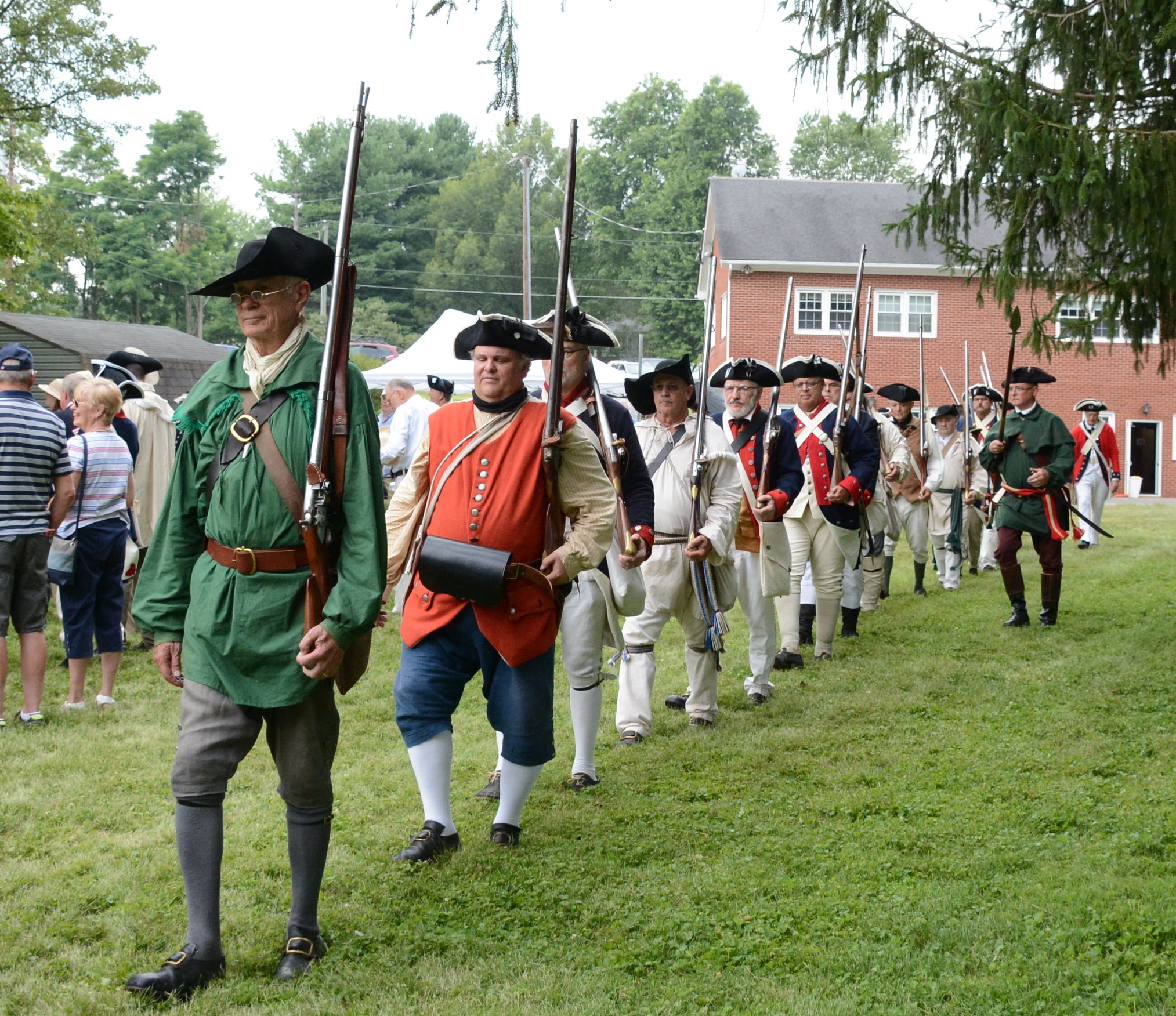 Thumbnail for the post titled: Over 100 attend Revolutionary War ceremony in Lovettsville